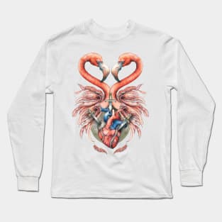 Flamingos in love Long Sleeve T-Shirt